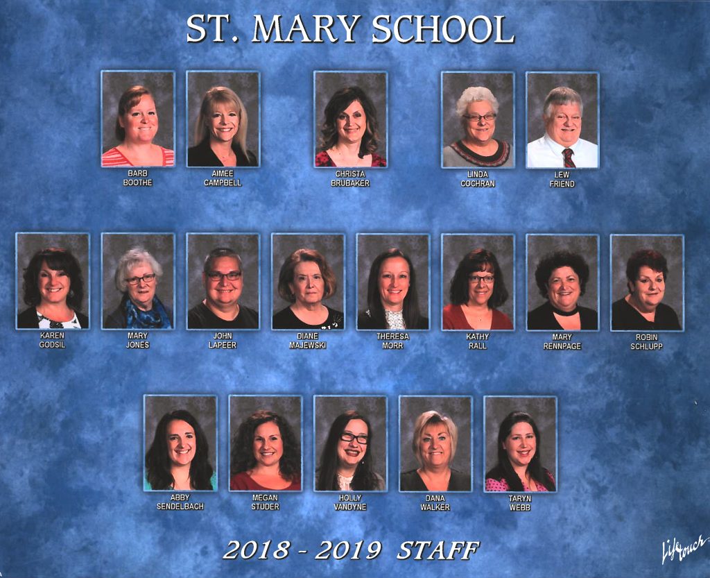 Administration & Staff – Mansfield St. Mary